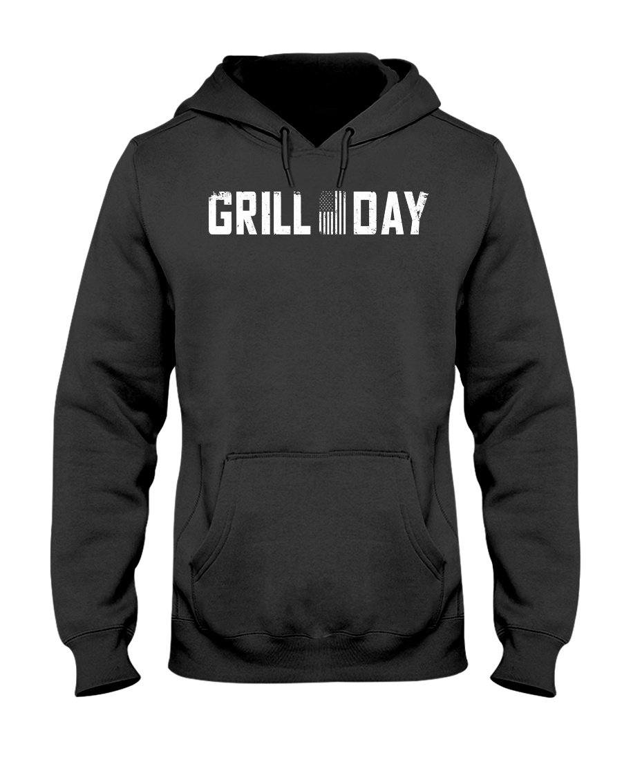 Grill Day Apparel Fuel Dark Colored Hoodie Black S