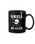 Grill Hunter Mug Drinkware Fuel 15oz, Black Black 15Oz