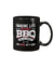 Imagine Life Without BBQ Mug Drinkware Fuel 15oz, Black Black 15Oz