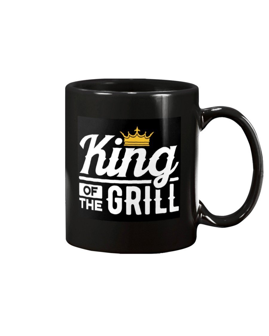 King of the Grill Mug Drinkware Fuel 15oz, Black Black 