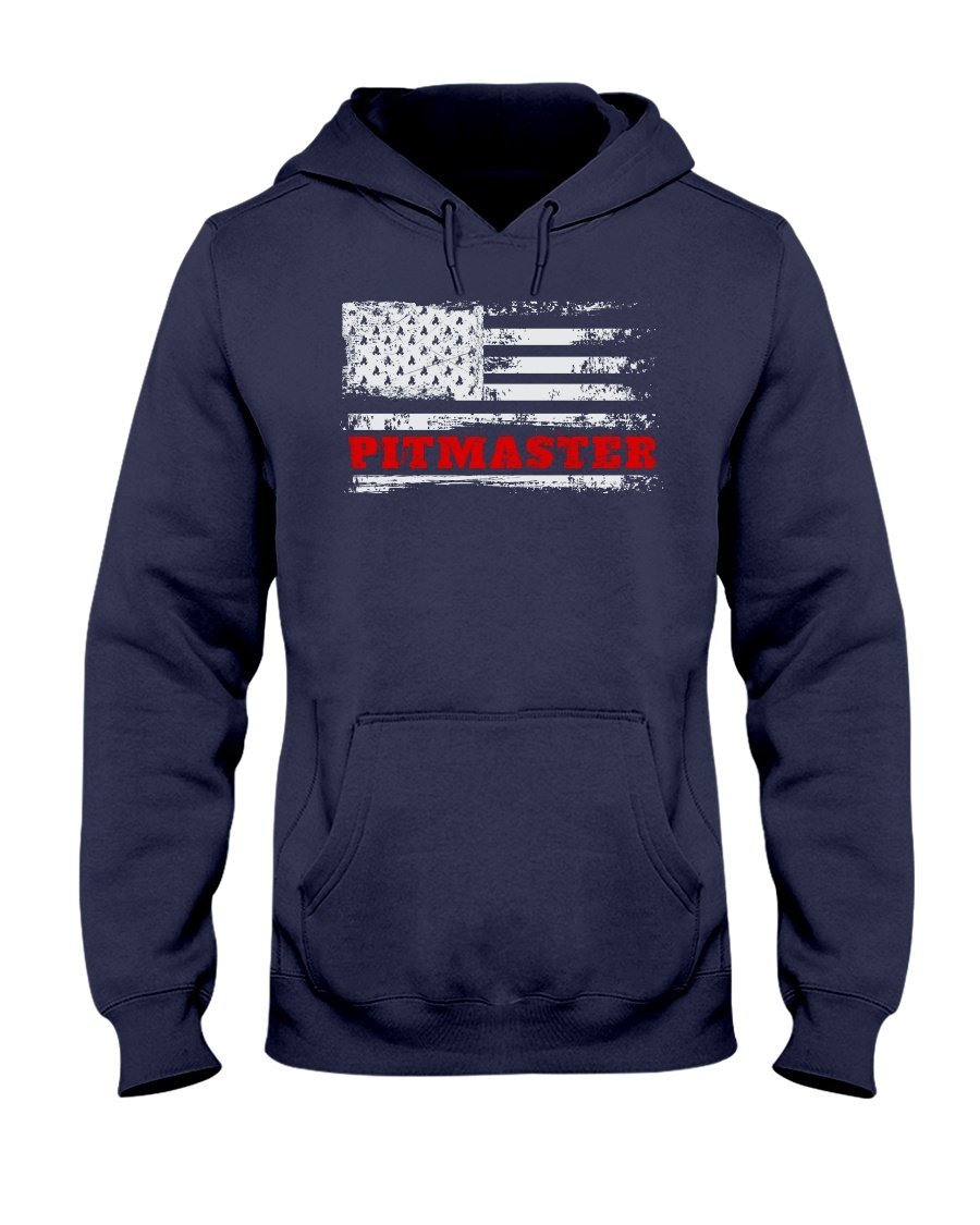 American Pitmaster Apparel Fuel Dark Colored Hoodie Navy S