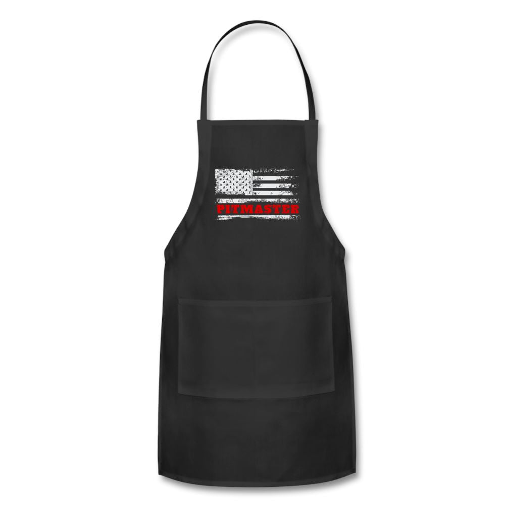 American Pitmaster Apron Adjustable Apron | Spreadshirt 1186 SPOD Black 