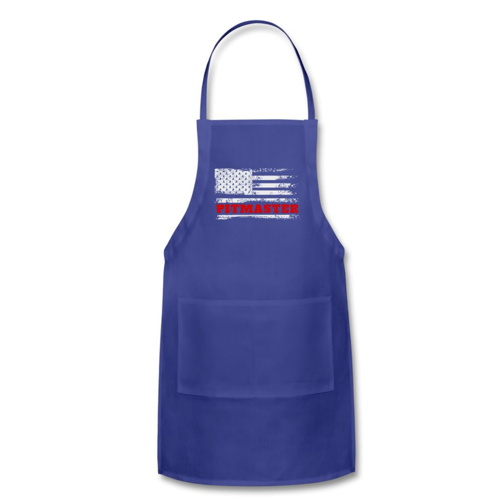 American Pitmaster Apron Adjustable Apron | Spreadshirt 1186 SPOD Royal Blue 
