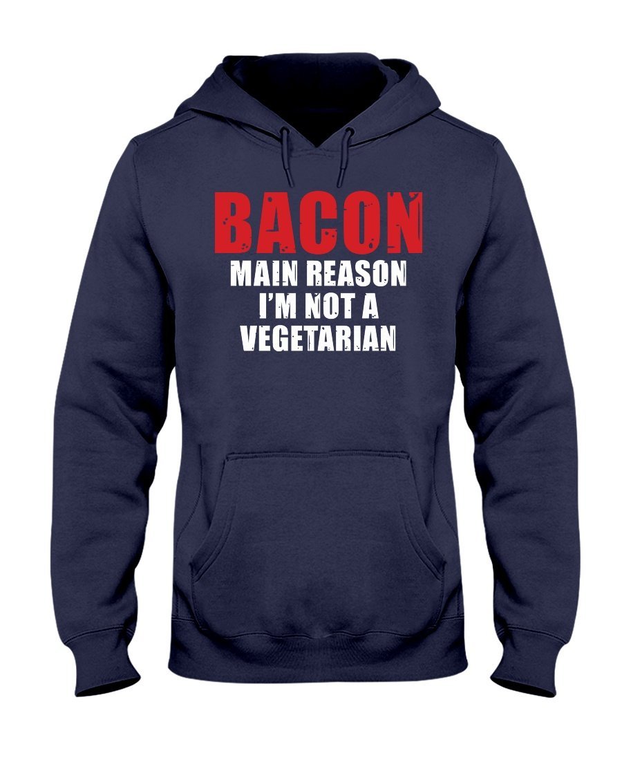 Vegetarian hoodie top