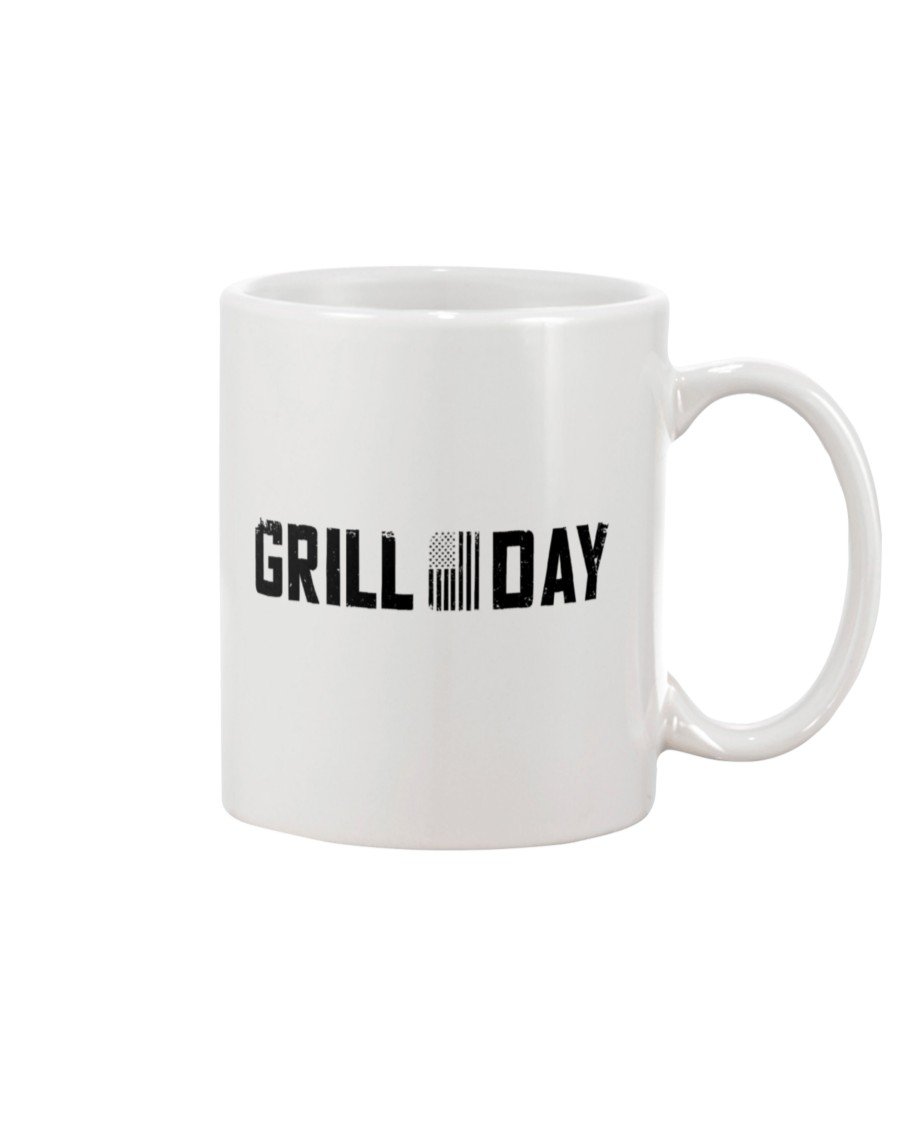 Grill Day Mug Drinkware Fuel 15oz, White White 15Oz