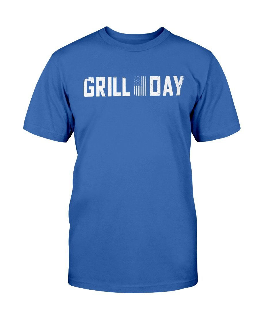 Grill Day T-Shirt Apparel Fuel Dark Colored T-Shirt Deep Royal S