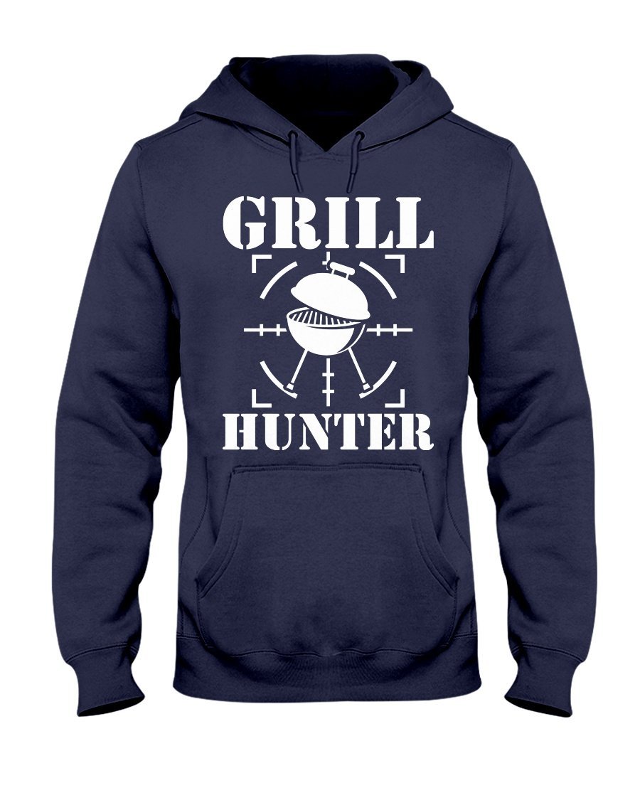 Grill Hunter Apparel Fuel Dark Colored Hoodie Navy S