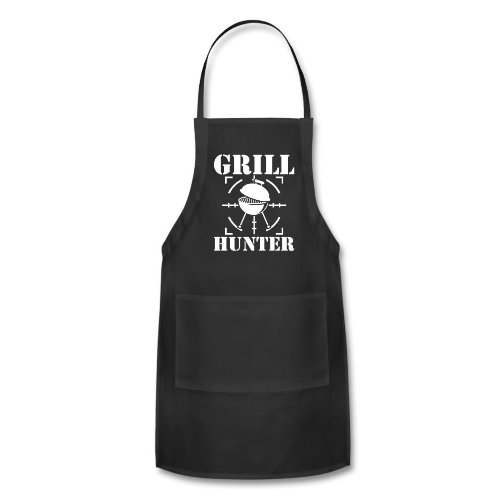 Grill Hunter Apron Adjustable Apron | Spreadshirt 1186 SPOD Black 