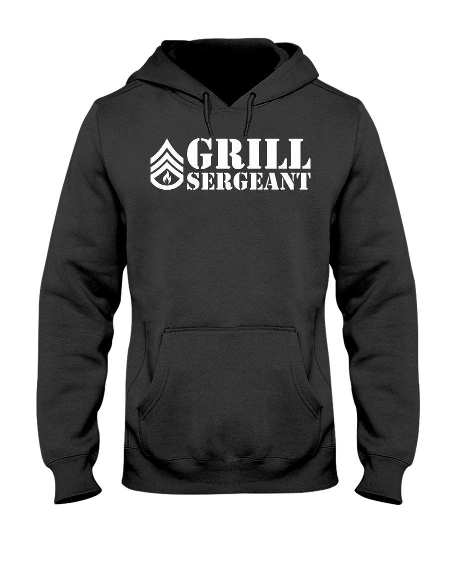 Grill Sergeant Apparel Fuel Dark Colored Hoodie Black S