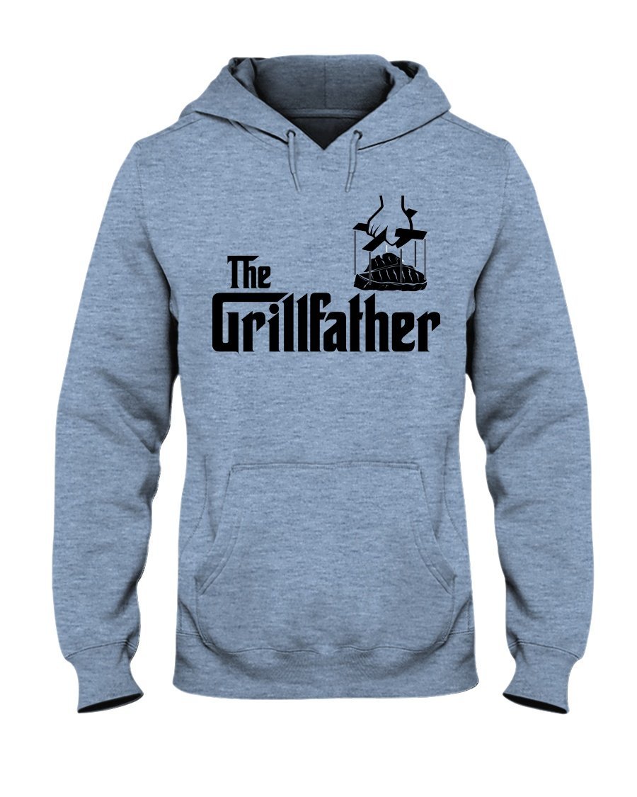 Grillfather Apparel Fuel Light Colored Hoodie Light Blue S