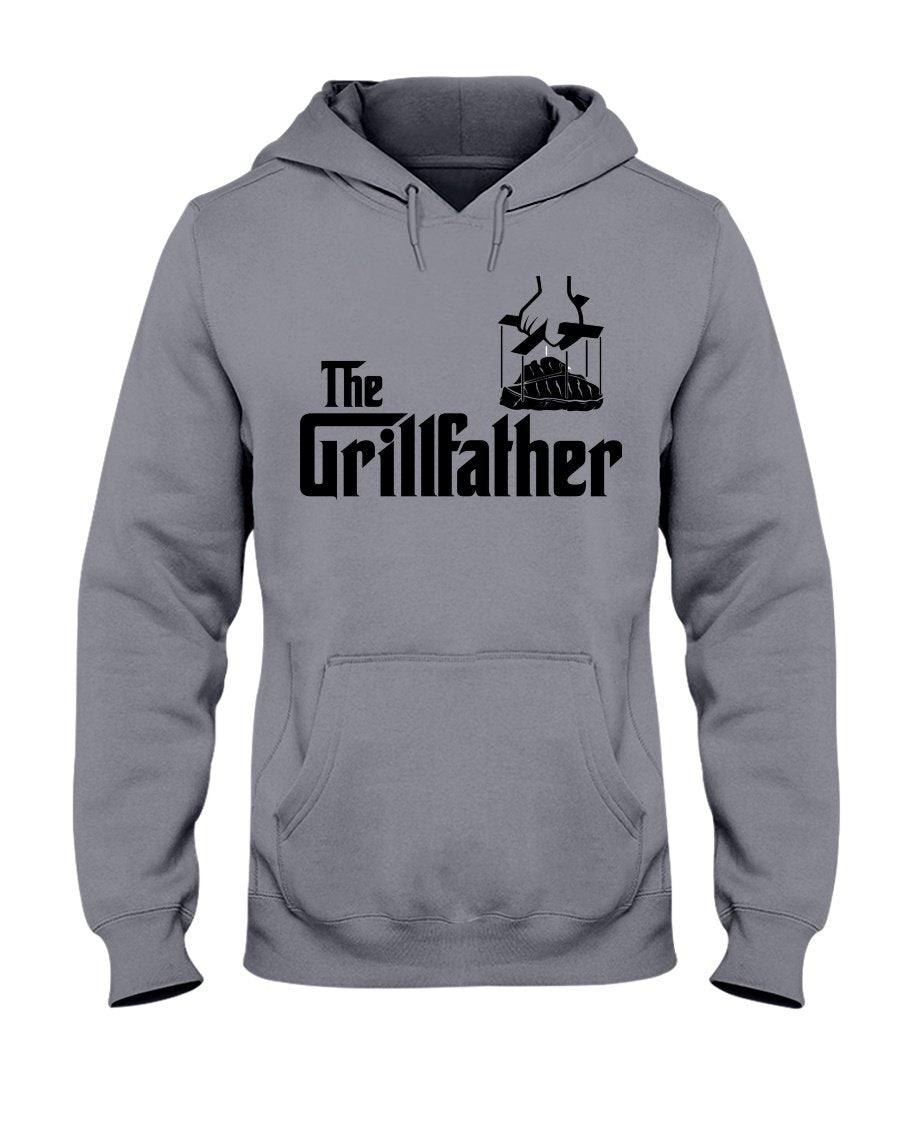 Grillfather Apparel Fuel Light Colored Hoodie Sports Grey S