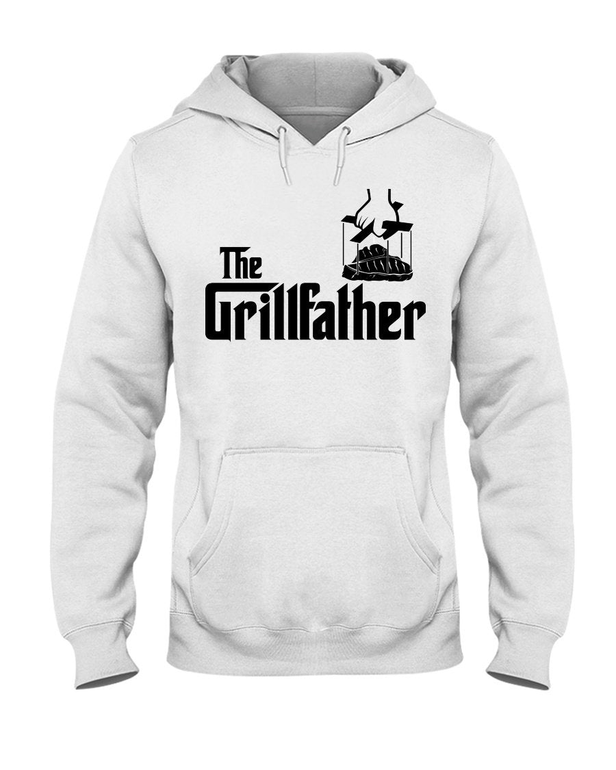 Grillfather Apparel Fuel Light Colored Hoodie White S