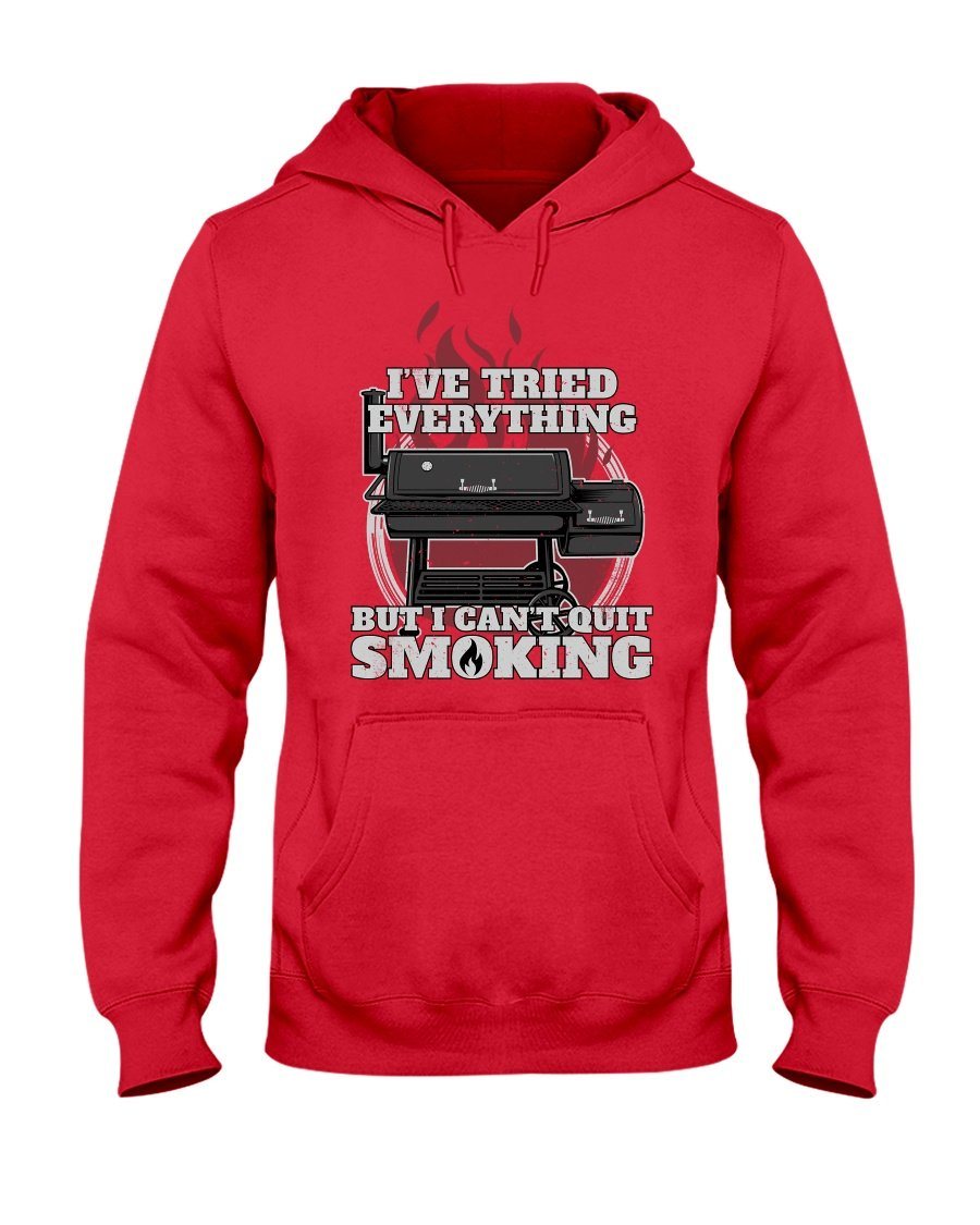 I Can&#39;t Quit Smoking Apparel Fuel Dark Colored Hoodie Red S