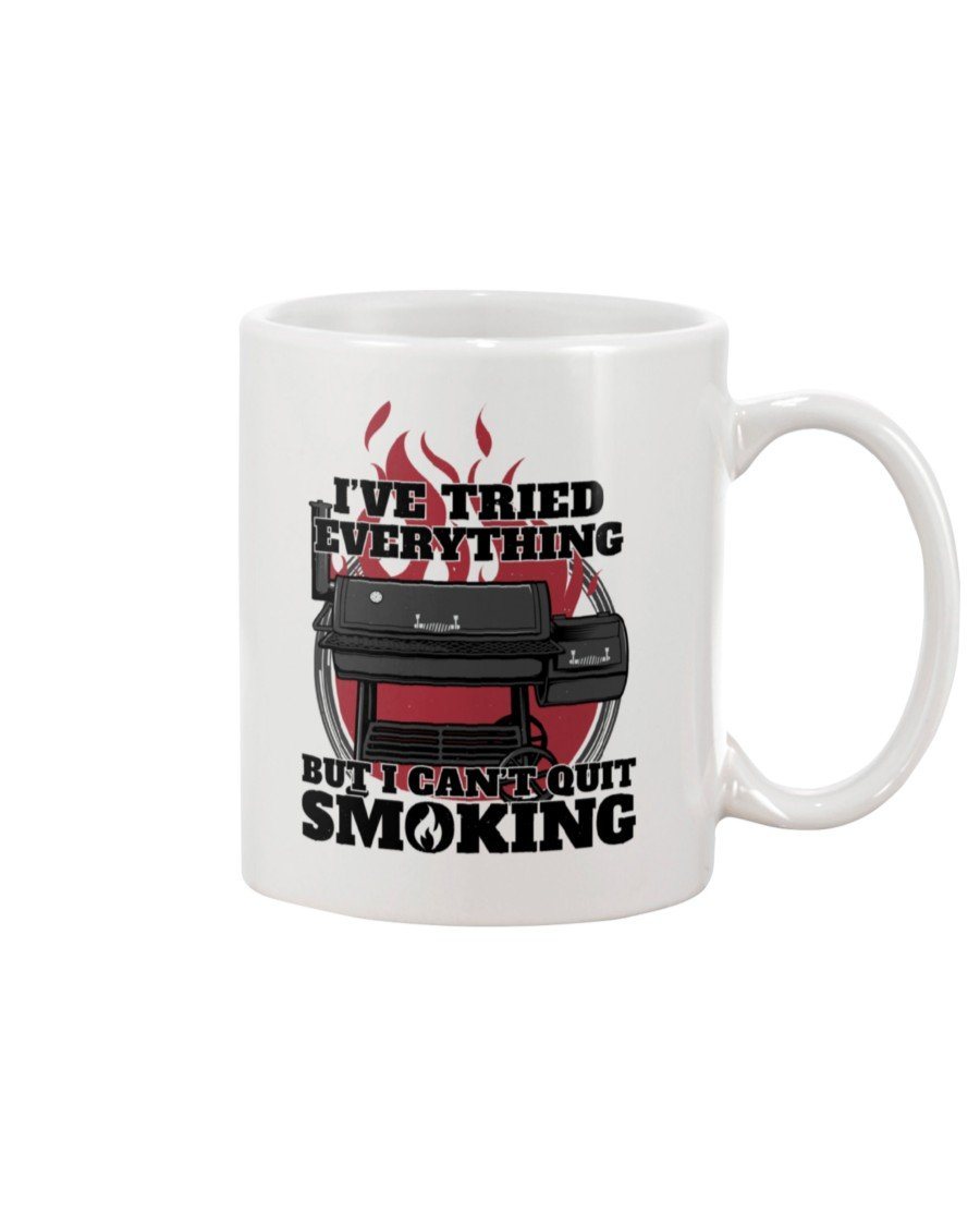 I Can&#39;t Quit Smoking Mug Drinkware Fuel 15oz, White White 15Oz