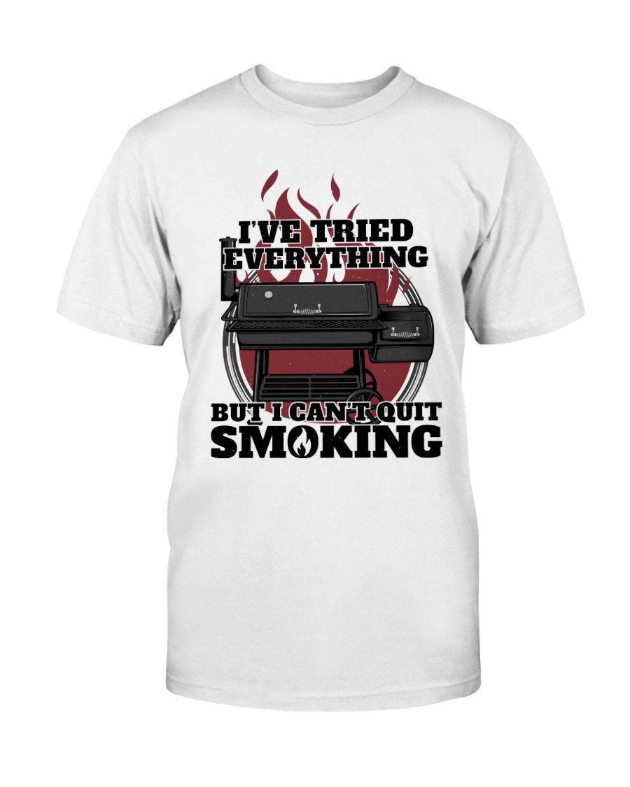 I Can't Quit Smoking T-Shirt Apparel Fuel Light Colored T-Shirt White S