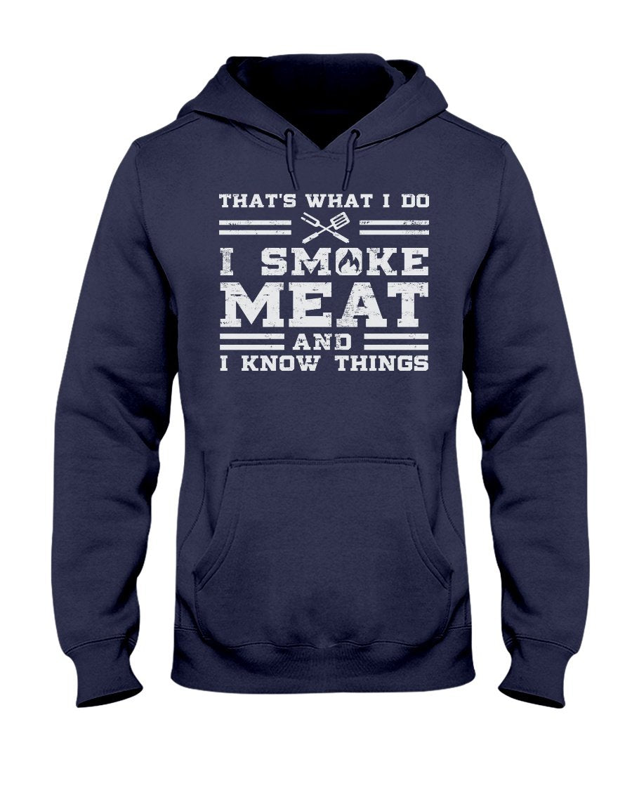 I Smoke Meat Hoodie Apparel Fuel Dark Colored Hoodie Navy S