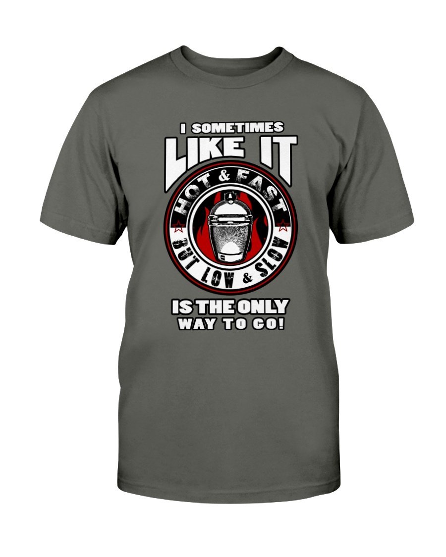 I Sometimes Like It Hot N Fast T-Shirt Apparel Fuel Dark Colored T-Shirt Smoke Gray S