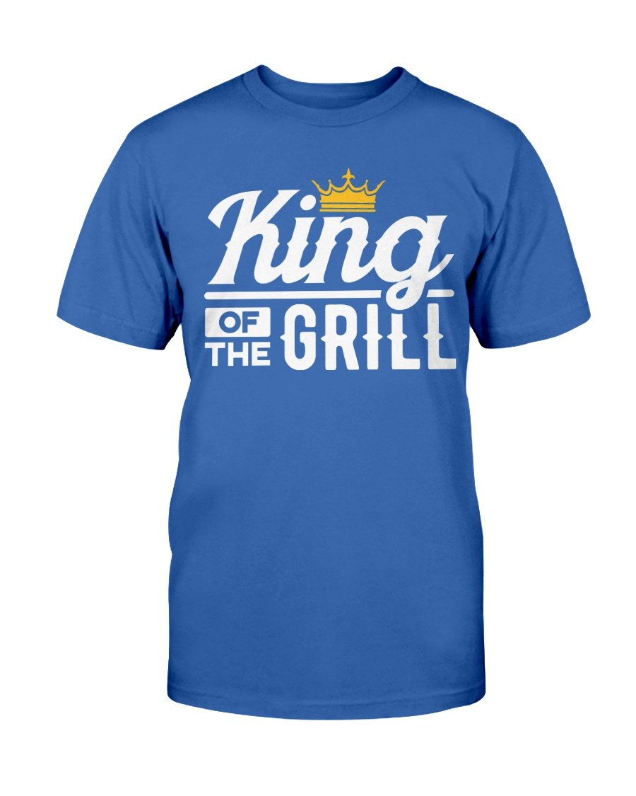 King of the Grill T-Shirt Apparel Fuel Dark Colored T-Shirt Deep Royal S