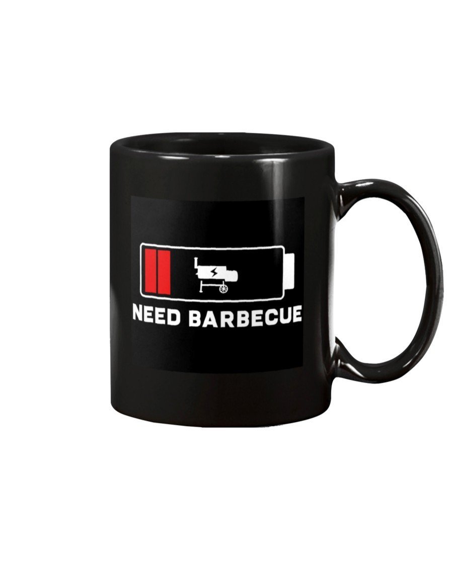 Need Barbecue Mug Drinkware Fuel 15oz, Black Black 
