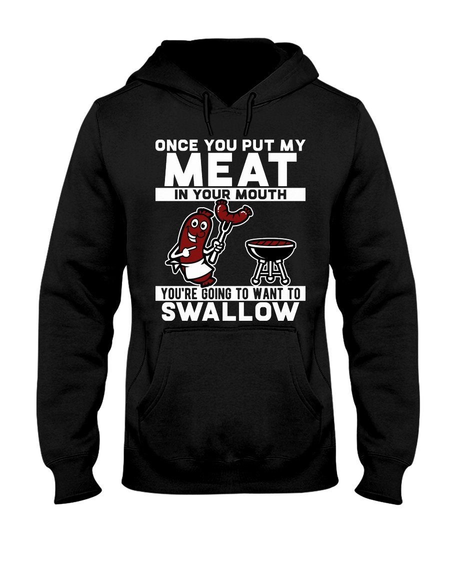 (NEW) Meat Mouth Hoodie Apparel Fuel Dark Colored Hoodie Black S