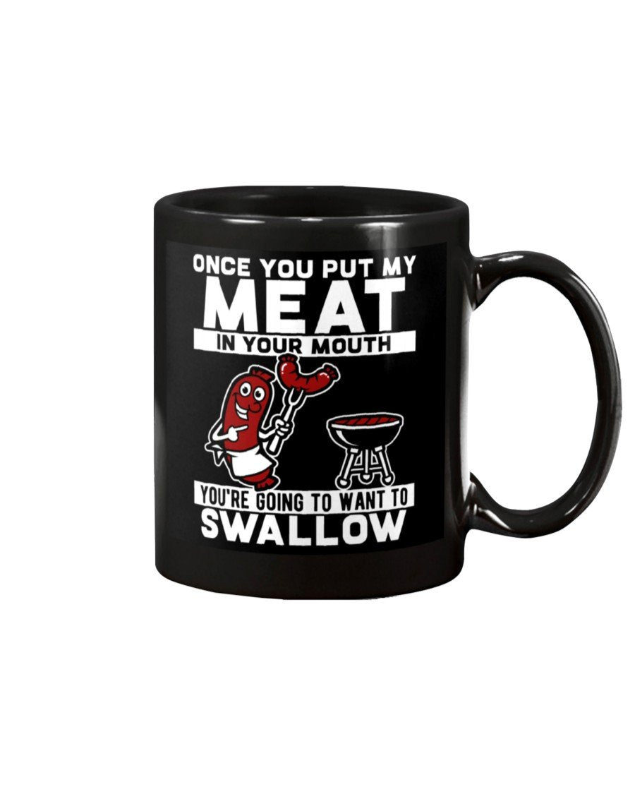 (NEW) Meat Mouth Mug Drinkware Fuel Black 11oz 11oz, Black