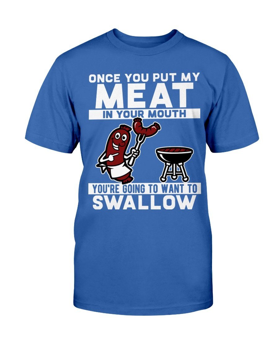 (NEW) Meat Mouth T-Shirt 1 Apparel Fuel Dark Colored T-Shirt Deep Royal S