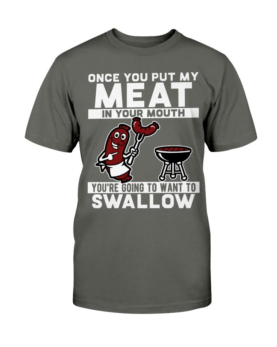(NEW) Meat Mouth T-Shirt 1 Apparel Fuel Dark Colored T-Shirt Smoke Gray S