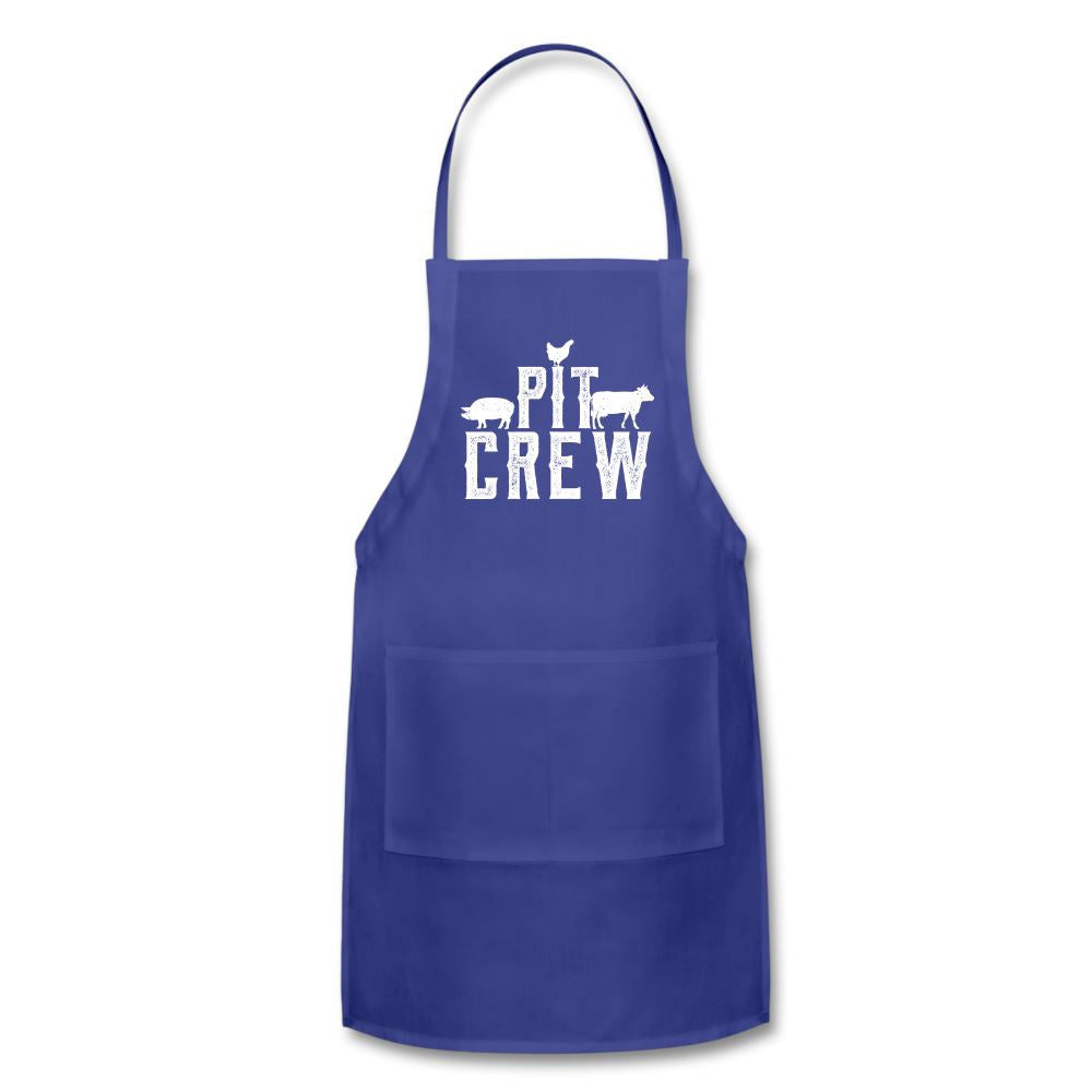 Pit Crew Apron Adjustable Apron | Spreadshirt 1186 SPOD Royal Blue 