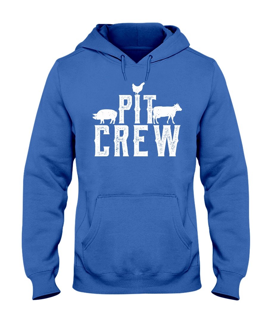 Pit Crew Hoodie Apparel Fuel Dark Colored Hoodie Royal Blue S