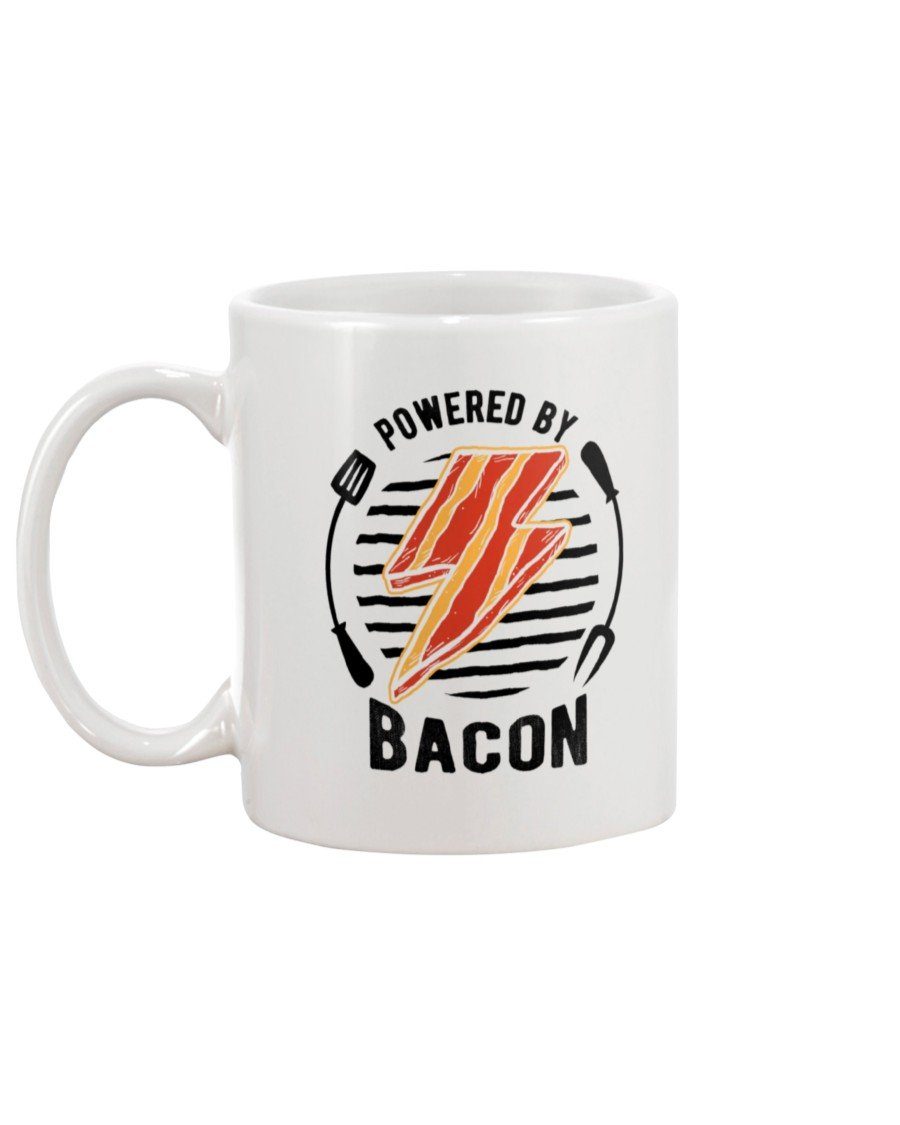 Powered By Bacon Mug Drinkware Fuel 