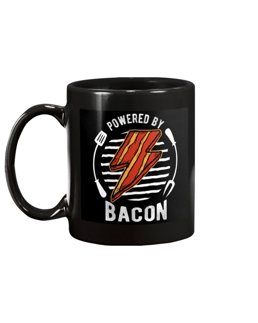 Powered By Bacon Mug Drinkware Fuel 