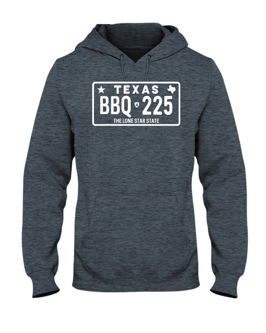 Texas BBQ 225 Apparel Fuel Dark Colored Hoodie Dark Heather S
