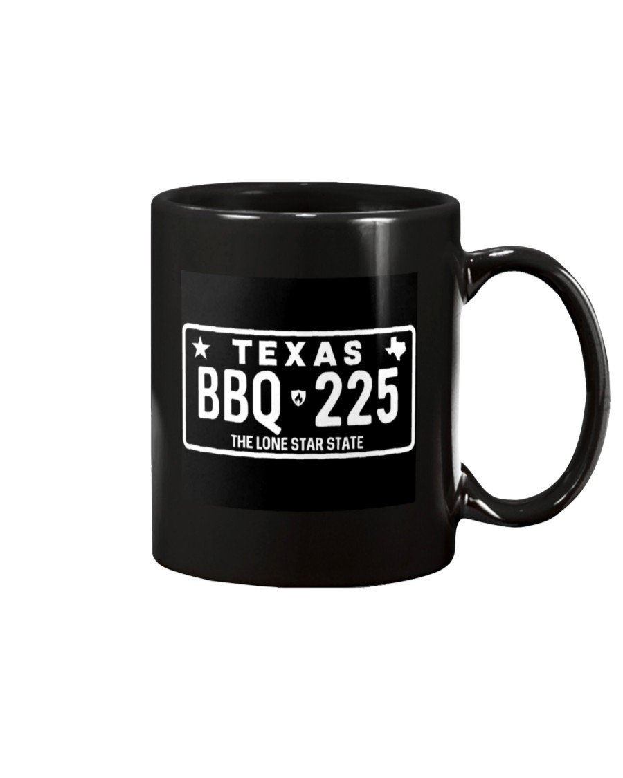 Texas BBQ 225 Mug Drinkware Fuel 15oz, Black Black 