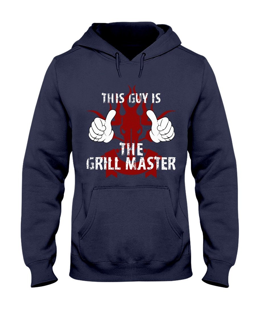 This Guy Is The Grill Master | Grilling BBQ Hoodie Sweatshirts Fuel Navy S 