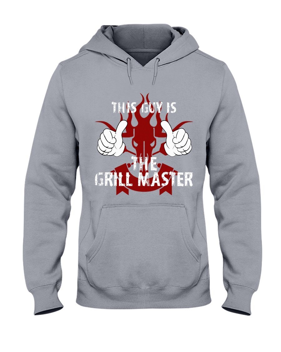 This Guy Is The Grill Master | Grilling BBQ Hoodie Sweatshirts Fuel Sports Grey S 
