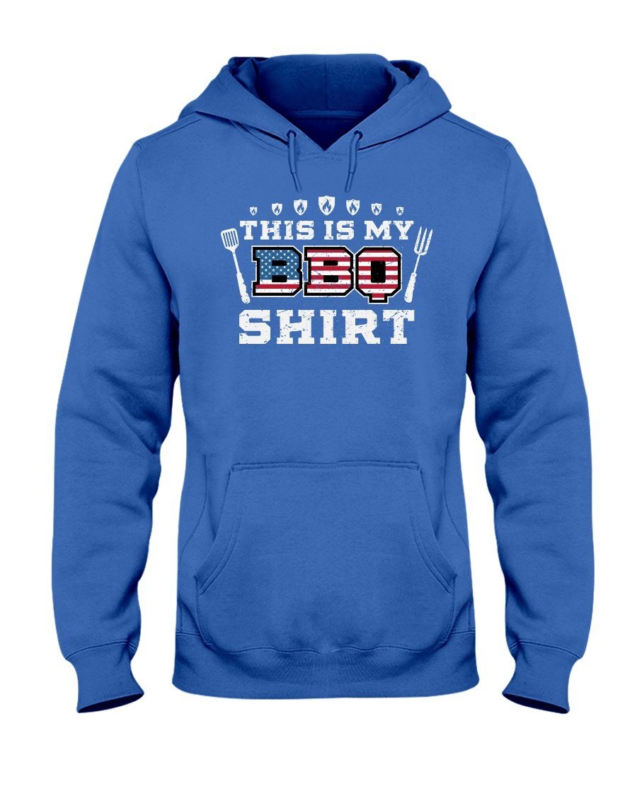 This Is My BBQ Shirt Hoodie Apparel Fuel Dark Colored Hoodie Royal Blue S