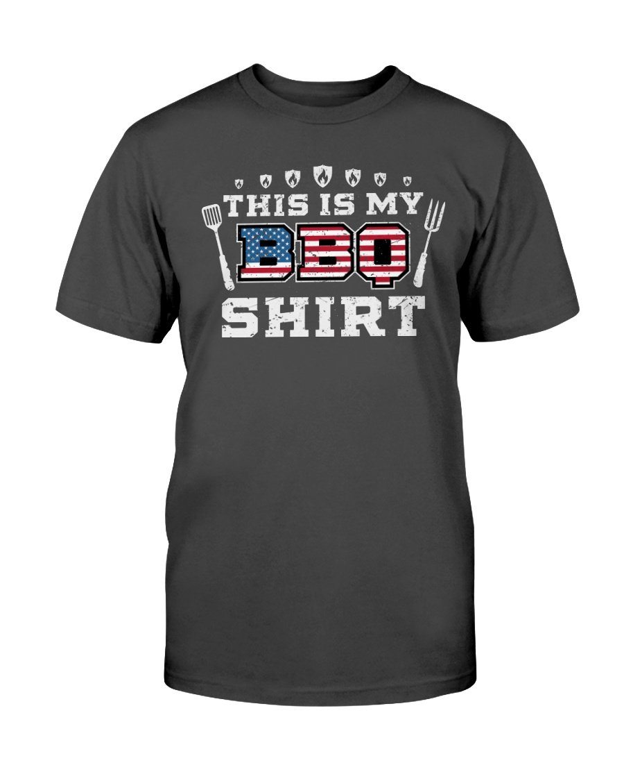 This Is My BBQ Shirt T-Shirt Apparel Fuel Dark Colored T-Shirt Black S