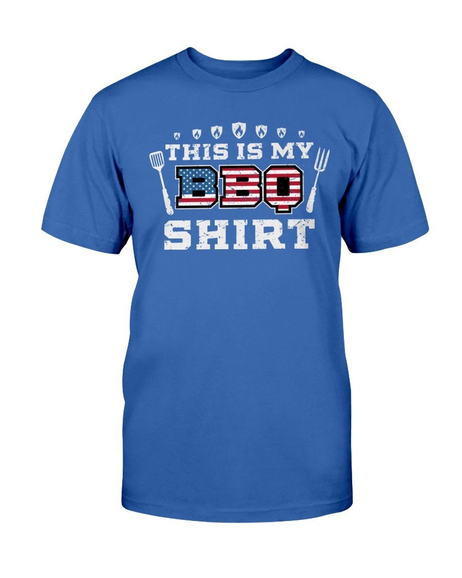 This Is My BBQ Shirt T-Shirt Apparel Fuel Dark Colored T-Shirt Deep Royal S