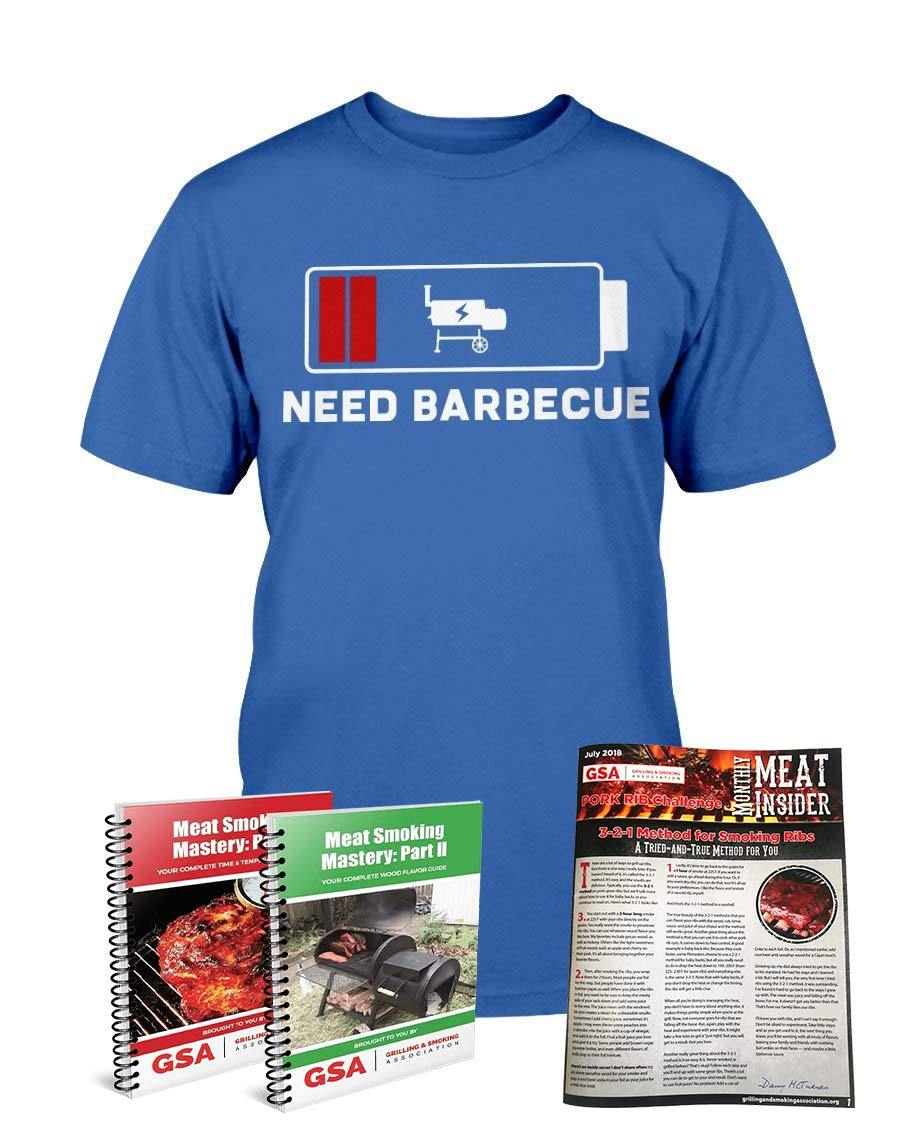 VIP T-Shirt of the Month Club Apparel Fuel Need Barbecue Deep Royal S